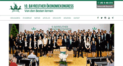 Desktop Screenshot of oekonomiekongress.de