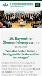 Mobile Screenshot of oekonomiekongress.de